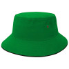 Lime Black Sandwich Brim Bucket Hats
